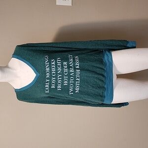 🔴 Wildfox Holiday Winter V Neck Sweater EUC